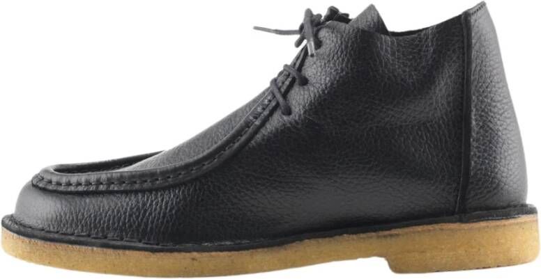 Nature Footwear Zwarte Leren Laars 6002-051-002 Black Dames