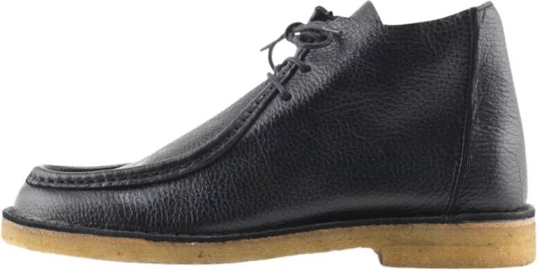 Nature Footwear Zwarte Leren Laars 6102-051-002 Black Heren