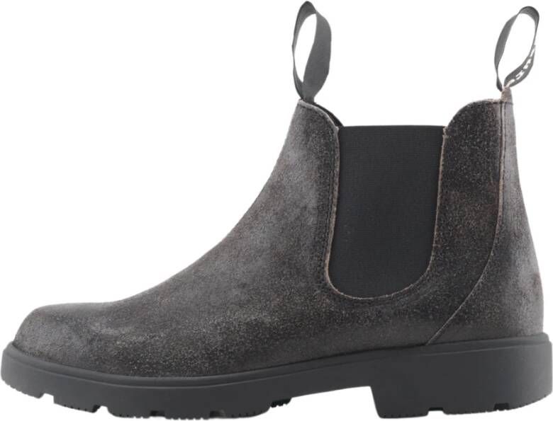 Nature Footwear Zwarte Leren Laars OnSteam Zool Black Dames