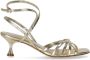 Ncub Sandalen MAMY PLATIN SANDALE MIT ABSATZ in champagne kleuren - Thumbnail 1