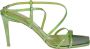 Ncub Groene Hak Sandalen Green Dames - Thumbnail 1