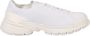 Neil Barrett Witte Bolt Sneakers van Technische Stof White Heren - Thumbnail 1