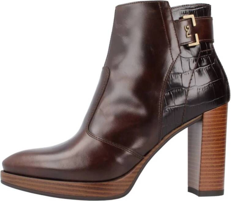 Nerogiardini Ankle Boots Brown Dames