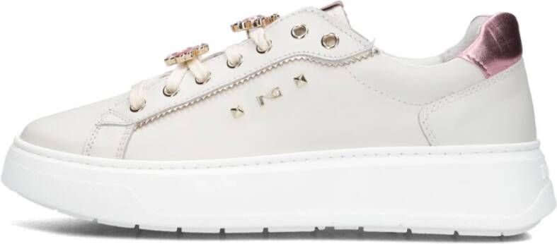 Nerogiardini Beige Dames Sneakers Beige Dames