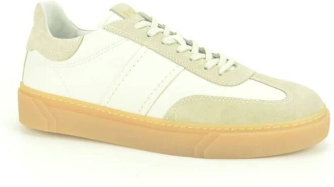 Nerogiardini Beige Sneaker Combi GumZ Beige Heren