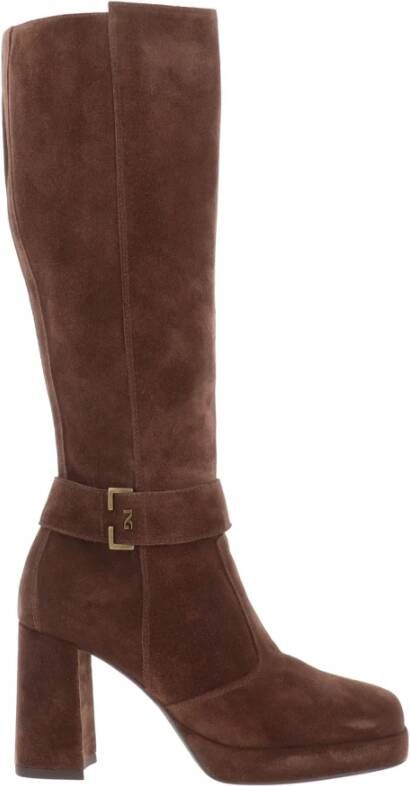 Nerogiardini Boots Bruin Dames