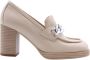 Nerogiardini Stijlvolle Moccasin Loafers voor Vrouwen Beige Dames - Thumbnail 22