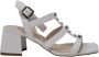 Nerogiardini Casual Wit Leren Dames Sandalen White Dames - Thumbnail 6