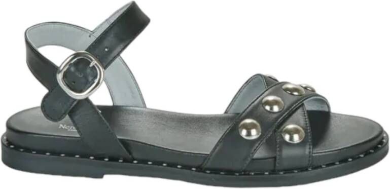 Nerogiardini Dames Sandalen met Hak van Synthetisch Leer Black Dames