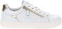 Nerogiardini Leren sneakers met vetersluiting en rits White Dames - Thumbnail 2