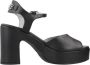 Nerogiardini Elegant High Heel Sandals Black Dames - Thumbnail 2