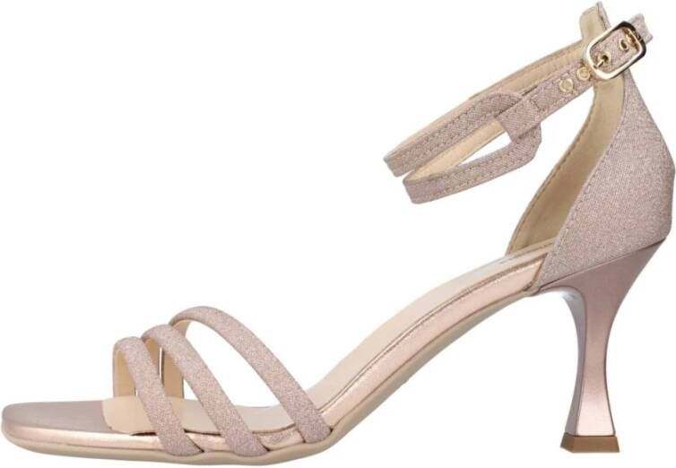 Nerogiardini Elegant Strappy High Heel Sandals Pink Dames