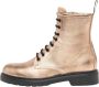 Nerogiardini Elegante Gouden Dames Veterschoenen Yellow Dames - Thumbnail 3