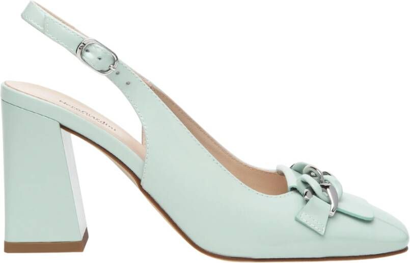 Nerogiardini Elegante Groene Hak Slingbacks Green Dames