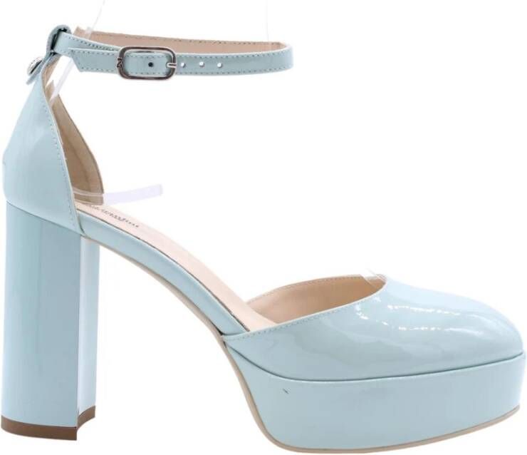 Nerogiardini Elegante Mary Jane Pump Blue Dames