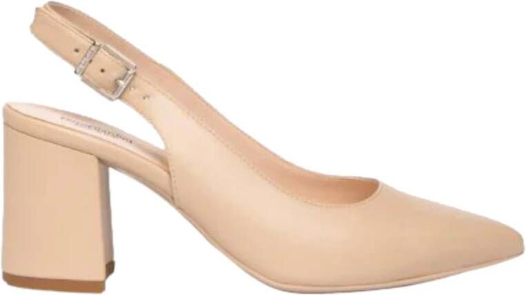 Nerogiardini Elegante Slingback Hakken Beige Dames