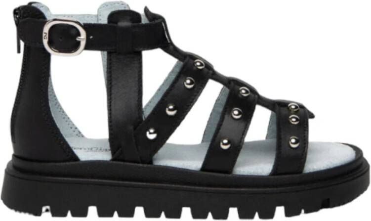 Nerogiardini Flat Sandals Zwart Dames