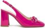 Nerogiardini Fuchsia Patent Slingback Sandalen Pink Dames - Thumbnail 19