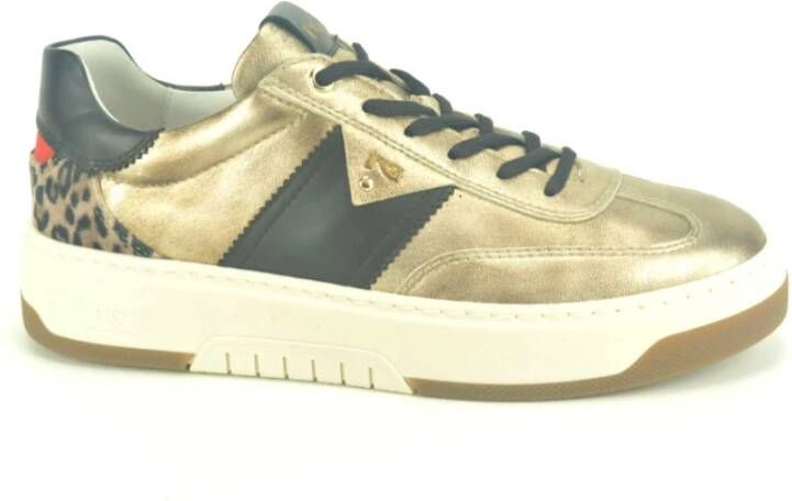 Nerogiardini Goud Zwart Sneaker N. DZ Yellow Dames