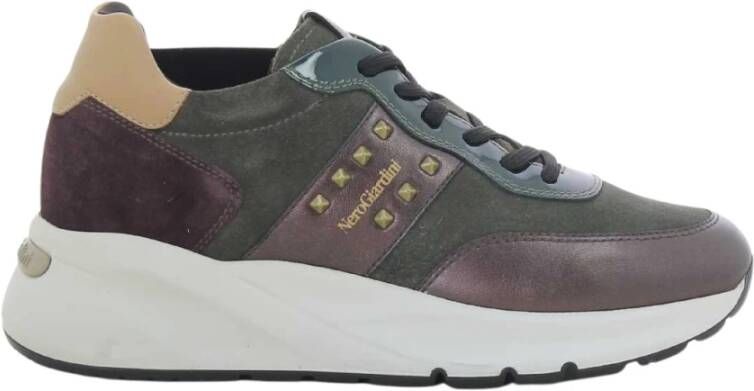 Nerogiardini Groene Damesschoenen Stijlvol Model Multicolor Dames