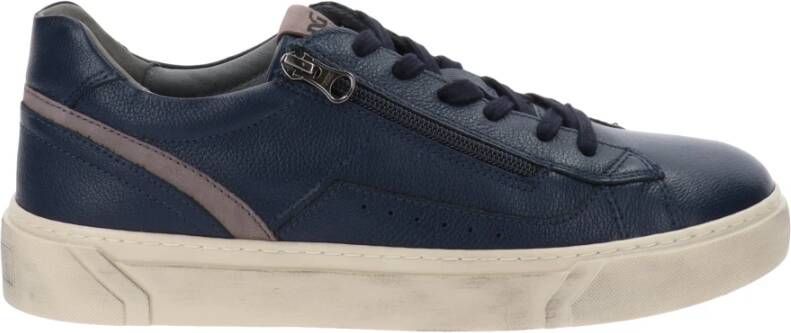 Nerogiardini Heren leren sneakers Blue Heren