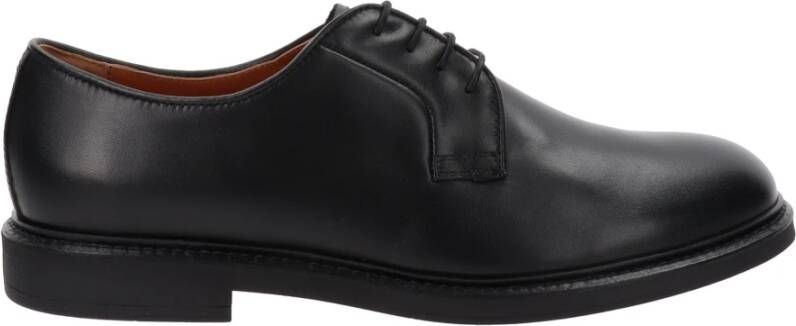 Nerogiardini Heren leren veterschoenen Black Heren