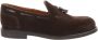 Nerogiardini Leren Heren Loafers Stijlvol Comfort Brown Heren - Thumbnail 1