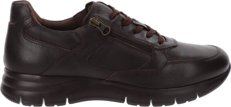 Nerogiardini Heren Sneakers van Leer Brown Heren