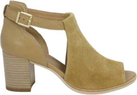 Nerogiardini High Heel Sandals Beige Dames