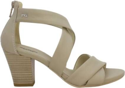 Nerogiardini High Heel Sandals Beige Dames