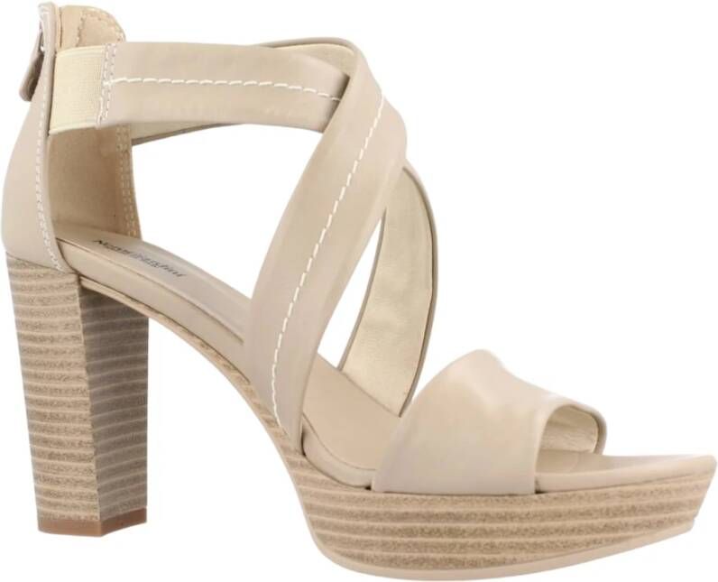 Nerogiardini High Heel Sandals Beige Dames