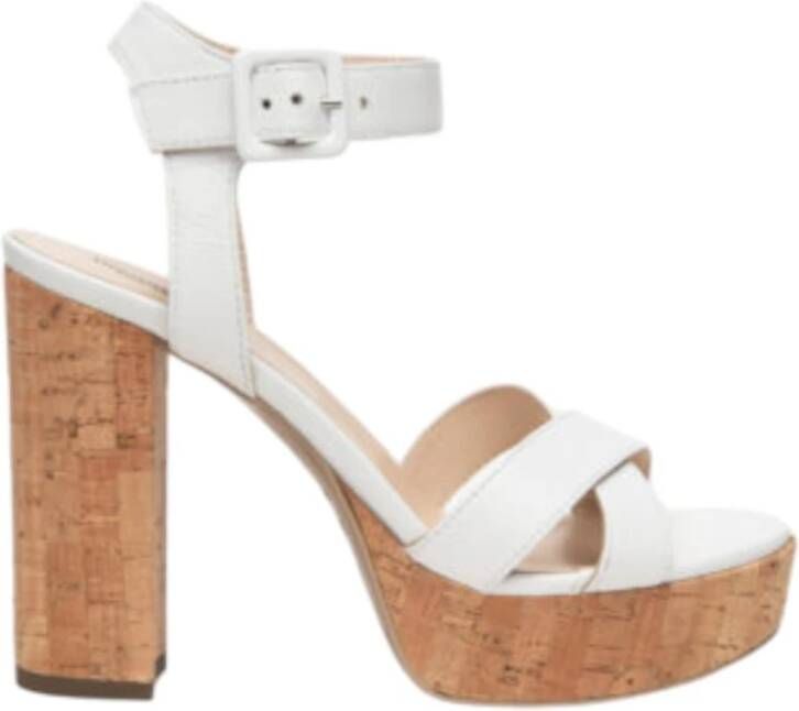 Nerogiardini Hoge hak sandalen White Dames