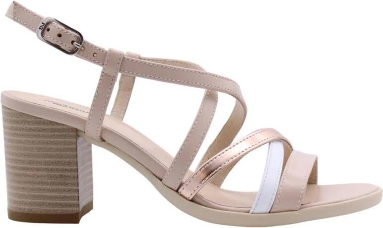 Nerogiardini Hoge Hak Statement Sandalen Beige Dames