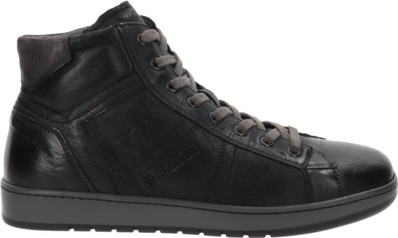 Nerogiardini Hoogwaardige leren sneakers voor heren Black Heren