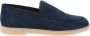 Nerogiardini Leren Heren Loafers Comfort Stijl Blue Heren - Thumbnail 1