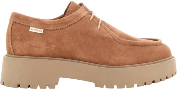 Nerogiardini Klassieke Veterschoenen voor Dames Brown Dames