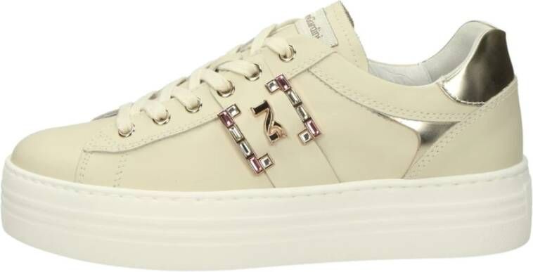 Nerogiardini Lage Sneakers Beige Dames