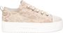 Nerogiardini Lage Sneakers Beige Dames - Thumbnail 1