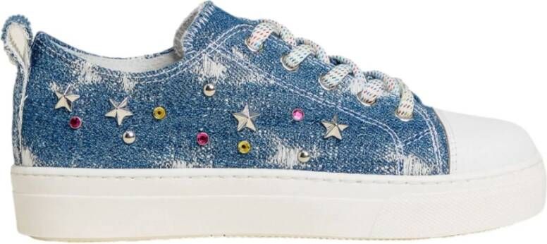 Nerogiardini Lage Sneakers Blue Dames