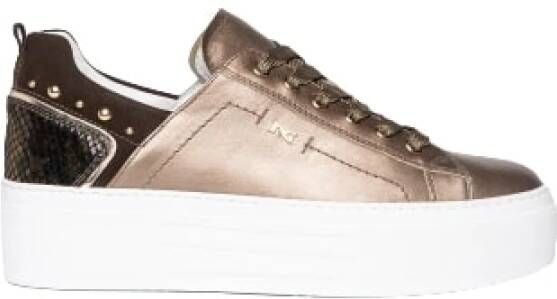 Nerogiardini Lage Top Sneakers Brown Dames