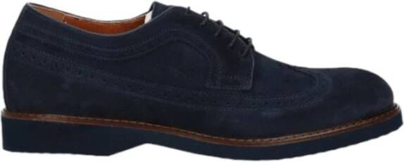 Nerogiardini Lage Veterschoenen Blue Heren