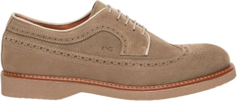 Nerogiardini Lage Veterschoenen Brown Heren