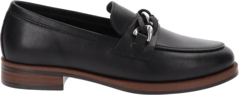 Nerogiardini Leren Dames Mocassins Black Dames