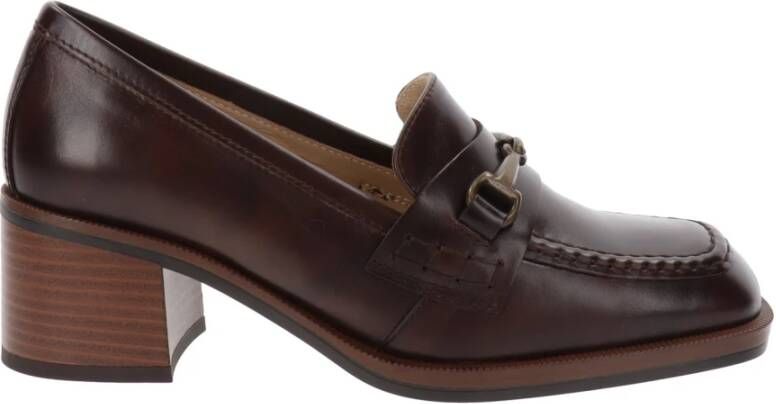 Nerogiardini Leren Dames Pumps Brown Dames