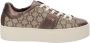 Nerogiardini Beige Platform Sneakers Made in Italy Beige Dames - Thumbnail 6