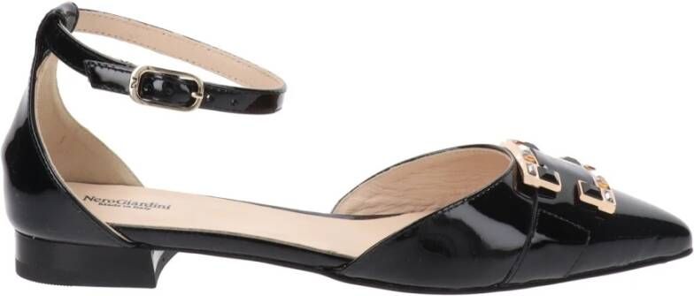 Nerogiardini Leren Damesandalen Elegant Comfort Black Dames