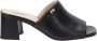 Nerogiardini Leren Damesandalen Slip-On Sluiting Black Dames - Thumbnail 8