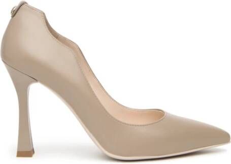 Nerogiardini Leren Damesschoenen Beige Dames