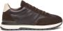 Nerogiardini Leren Heren Sneakers Stijlvol Comfortabel Brown Heren - Thumbnail 1