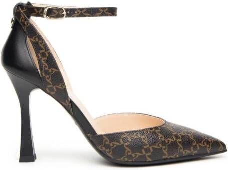 Nerogiardini Leren en technisch materiaal pumps Brown Dames